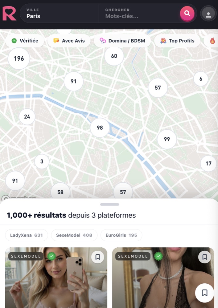 Rebiu — annuaire d'escortes à Ardea : carte interactive, avis et scores de confiance